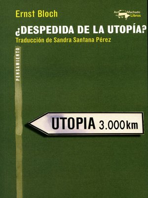 cover image of ¿Despedida de la utopía?